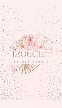 1280 glam bridal beauty logo